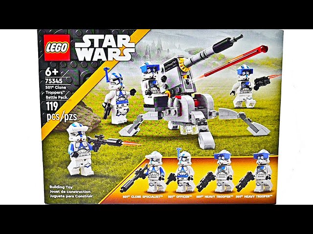 LEGO Star Wars 501st Clone Troopers Battle Pack (75345) Review!