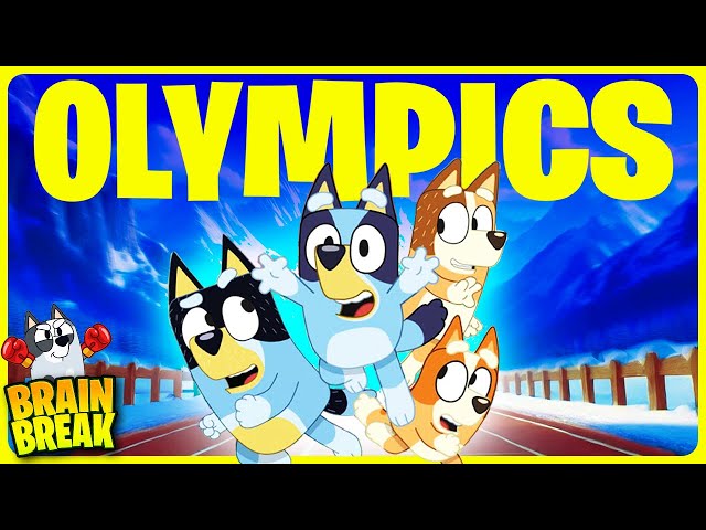 🥇Olympics with Bluey 🥇 Winter Brain Break for Kids 🥇 Just Dance 🥇 Danny Go