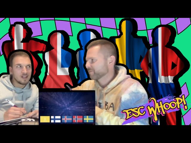 EUROVISION BATTLE NORDIC COUNTRIES  - ESC BATTLE - WHO WILL WIN? | ESC Whoop! ep 6