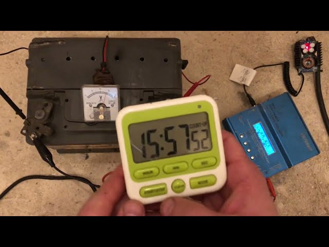 Resuscitation of the starter battery - the patient is in a critical condition