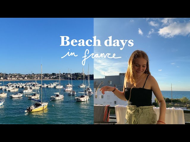 beach days | a few days in my life in Brittany France