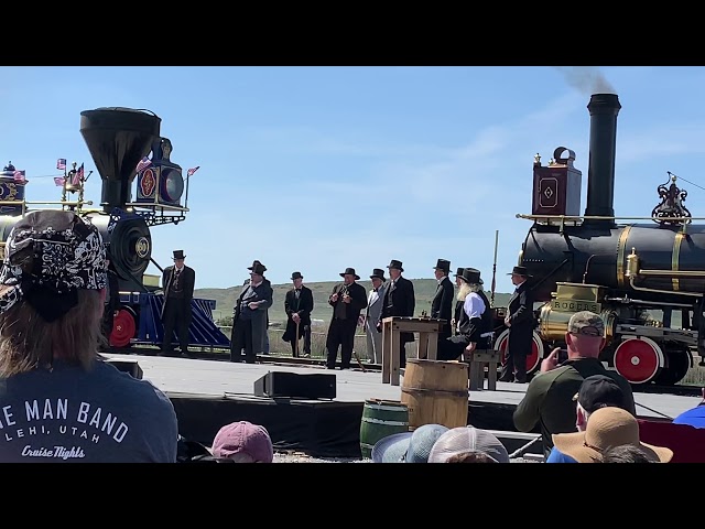 The Golden Spike Ceremony