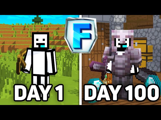 I SURVIVED 100 DAYS on Fresh SMP!