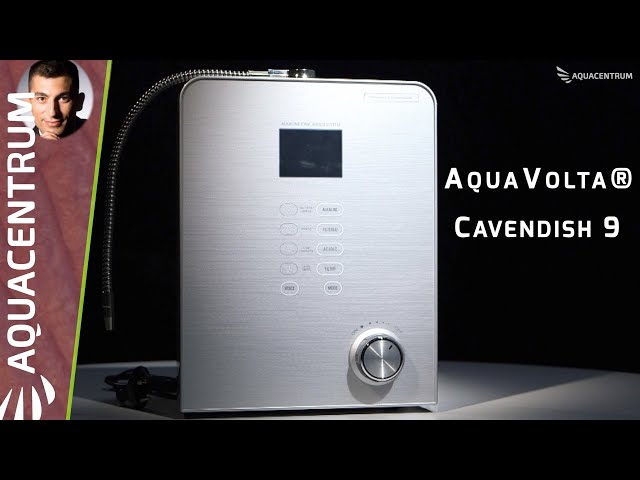 Auftisch Wasserionisierer | AquaVolta Cavendish 9 | Durchfluss Wasserionisierer für den Haushalt