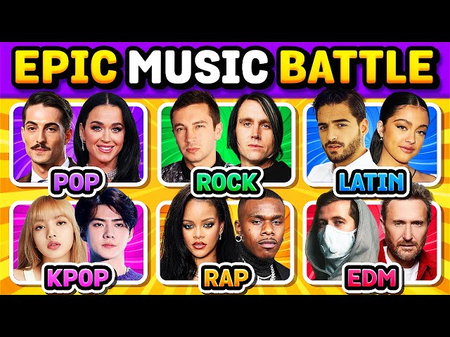 POP vs ROCK vs LATIN vs KPOP vs RAP vs EDM 🔥 Epic 6 Music Genre Battle | Save One Song #5