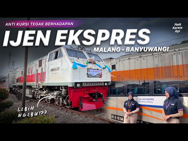 KERETA BARU MALANG BANYUWANGI‼️KA Ijen Ekspres Ekonomi New Generation Anti Kursi Tegak Berhadapan