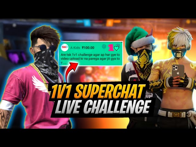 My Subscriber Challenge Me In Superchat 🤯😵‍💫 || Garena Free Fire 🔥