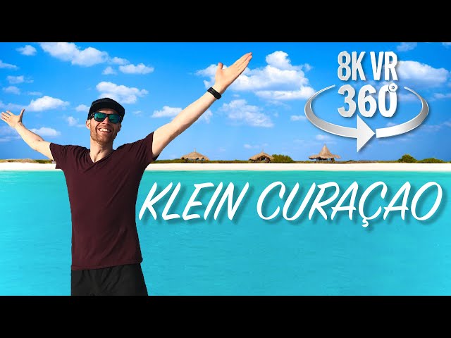 Uninhabited Island Klein Curacao - Guided Tour - 8K 360 VR Video!