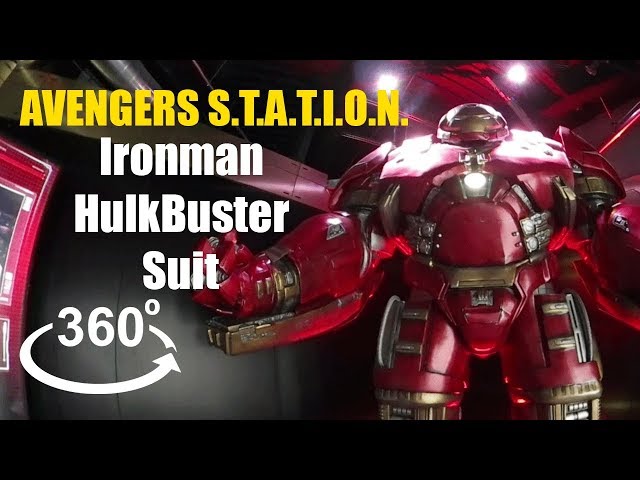 360° VIDEO Marvel Avengers STATION Las Vegas Hulk Buster Suit