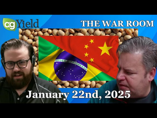 China halts Brazilian soybean imports | Is a corn shakeout on the way? | War Room: Jan 22nd, 2025