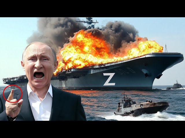 1 minute ago! Ukrainian Mk82 Missiles Destroy Russia's Largest Aircraft Carrier - Arma 3