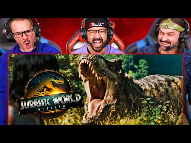 JURASSIC WORLD REBIRTH TRAILER REACTION!! Jurassic Park | Scarlett Johansson | Mahershala Ali