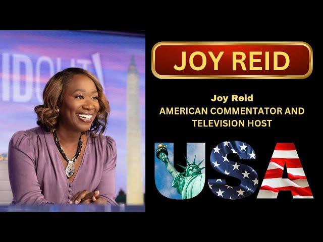 Why MSNBC Canceled Joy Reid's Show   And Who's Taking Her Spot