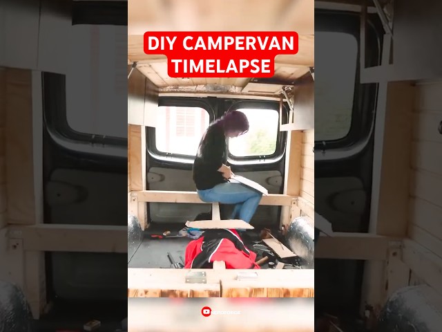 Couple Builds Amazing Camper Van Timelapse | Part 6