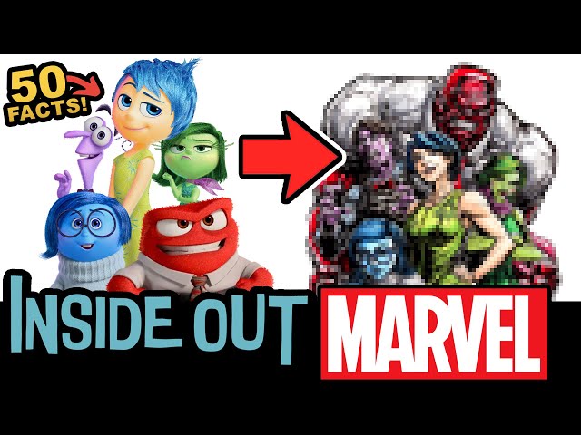 Marvel Artist Redraws INSIDE OUT in a MARVEL STYLE & 50 FACTS You Didn't Know about the MOVIE!