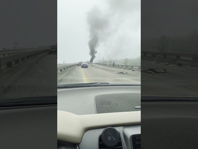 Helicopter crash closes Interstate 10 over Bonnet Carre Spillway in southeast Louisiana