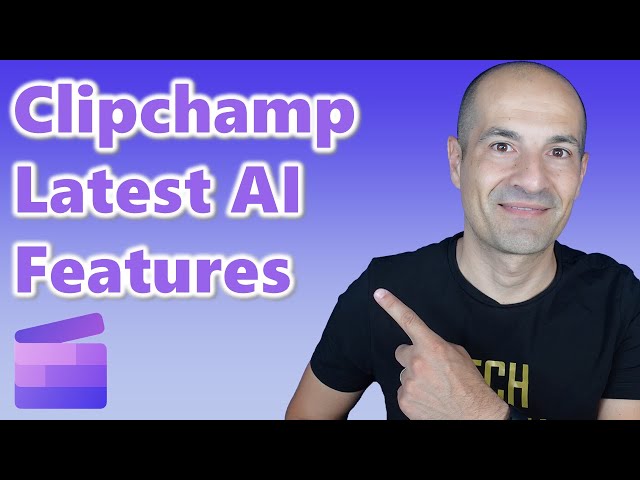 How to use the latest AI Features in Clipchamp [AI VIDEO EDITING]