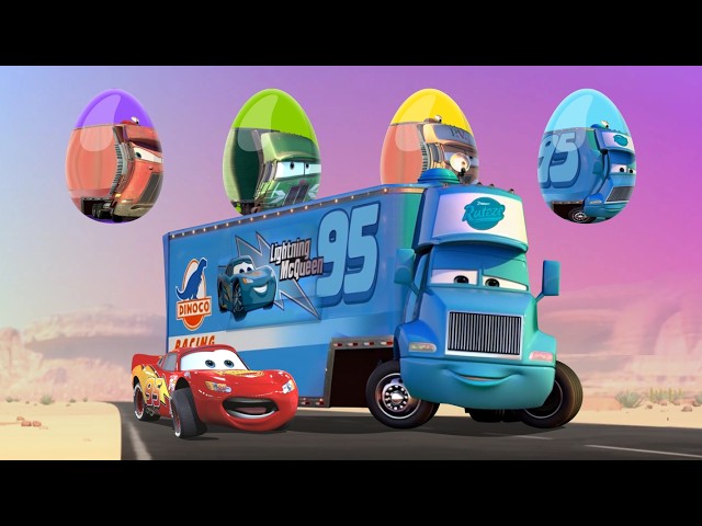 CORRECTLY GUESS THE COLOR EGG OFF THE CARS DINOCO TRUCK LIGHTNING MCQUEEN VS BUZZ LIGHTYEAR🔥