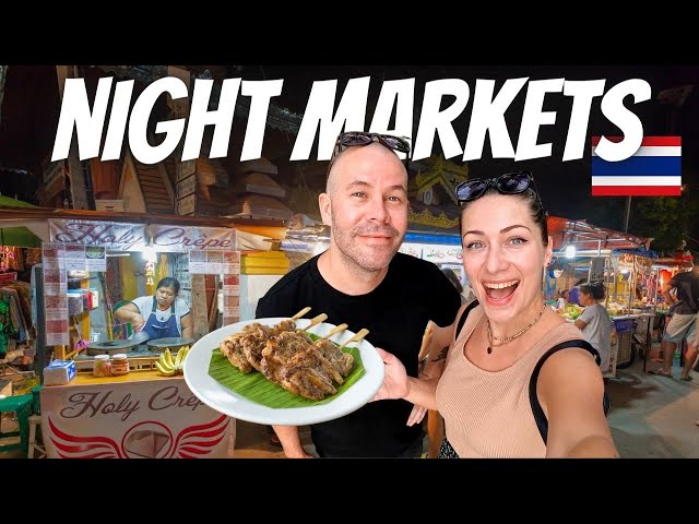 Hua Hin NIGHT MARKETS (Great STREET FOOD in Thailand)