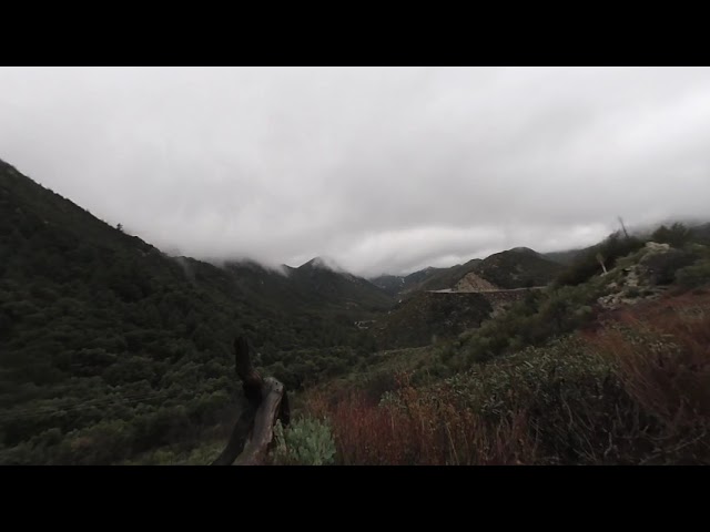 3D VR180 Scenic View Below Mount Wilson Road, California Oculus SBS Cardboard Vive VuzeXR