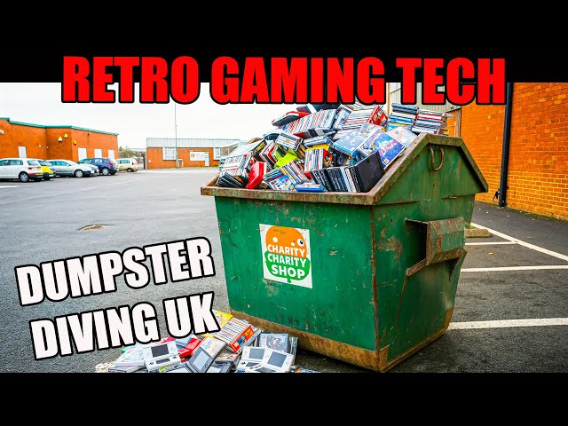 😲RETRO GAMING FINDS DUMPSTER DIVING UK