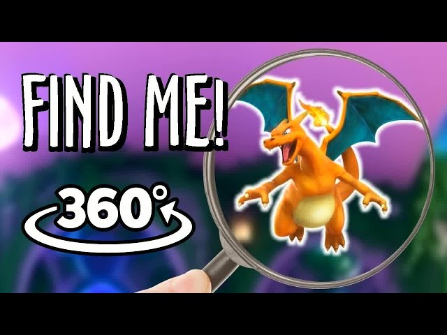 Find Charizard | Hide and Seek Challenge - VR 360° 4K