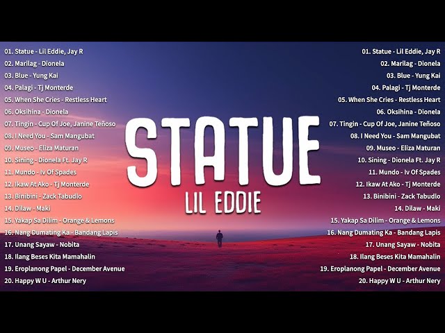 Lil Eddie - Statue, Dionela - Marilag ♫ OPM Love Songs Tagalog Playlist 2025 (New Filipino Songs)