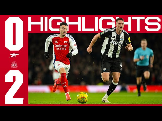 All the key moments from N5 | HIGHLIGHTS | Arsenal vs Newcastle United (0-2) | Carabao Cup