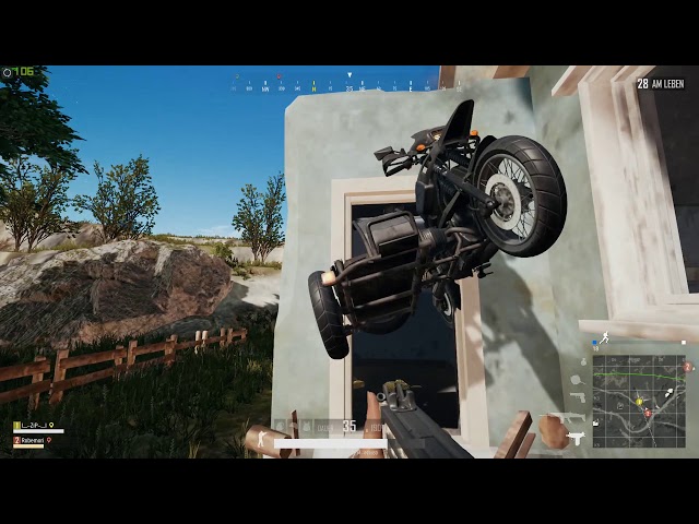 PUBG - Motorrad richtig geparkt