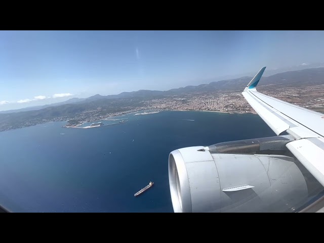 A320 TAKE OFF | GREAT VIEW | CFM56 NICE SOUND | Palma de Mallorca LEPA | Eurowings (EW587)