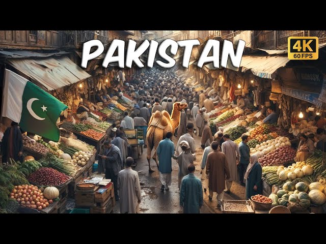 🇵🇰 Pakistan INCREDIBLE Walking Tour in 4K 60FPS