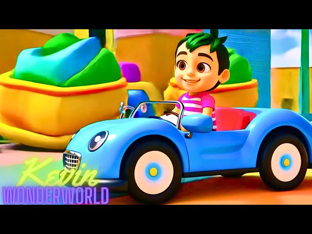 Wheels on the Car Go Round and Round - Fun Kids Song & Nursery Rhyme