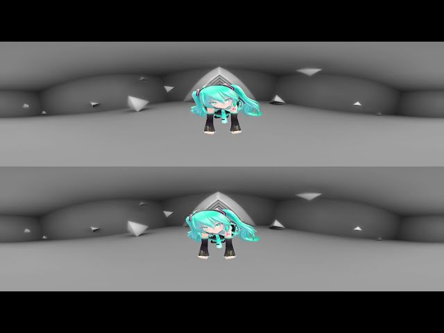 MMD Hatsune Miku Nyah Kawaii 360 VR