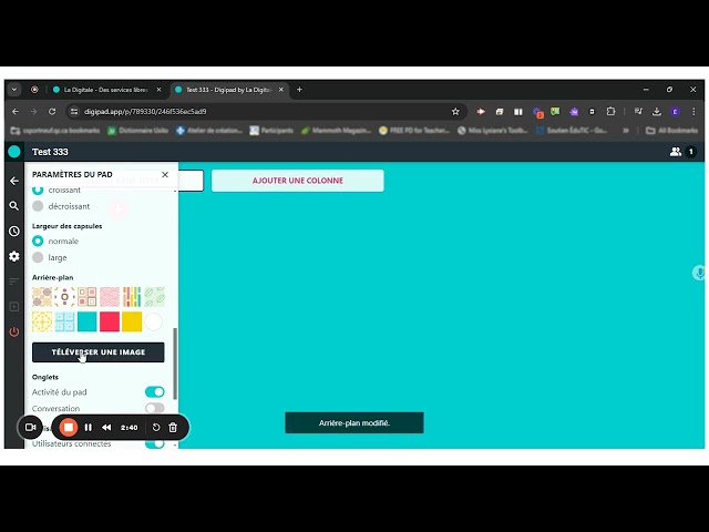 Creating a DigiPad for Student to Categorize Information