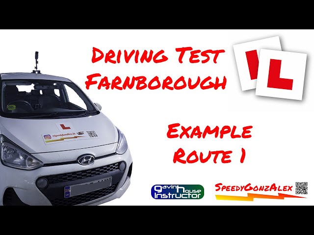 Farnborough Driving Test Example Route 1 - 360 VR Video