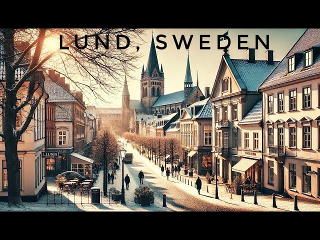 🇸🇪 Lund Walking Tour (4K, 60fps) Jan 2025  - Exploring the Heart of Lund, Sweden on foot - POV Video