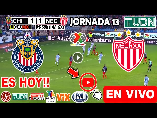 🔴 CHIVAS VS NECAXA  | 📺 IZZI | Jornada 13 LIGA MX  2024 | Ver Donde Chivas vs Necaxa