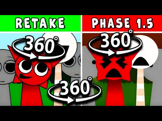 360° Incredibox: Sprunki Retake But Phase 1.5 (NEW MOD) #sprunki #incredibox #animation