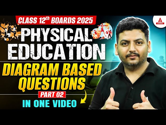 Class 12 Physical Education Diagram Based Questions in One Shot for Board Exam 2025 | Part 02