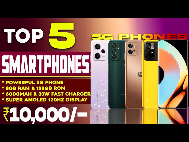 Top 5 Best Smartphone Under 10000 in 2022 | 5G Phone | 120hZ sAmoled | Best Phone under 11000