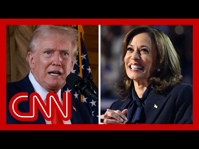 Hear Trump's reaction to Harris' acceptance speech