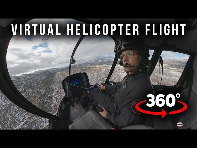 Fly With Me! | 360° Helicopter Cockpit View