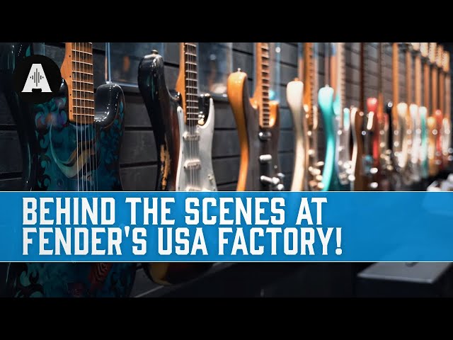 Behind The Scenes At The Fender USA Guitar Factory!