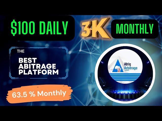 Afriq Arbitrage System (AAS) 3 K Monthly Autopilot Generate Consistent