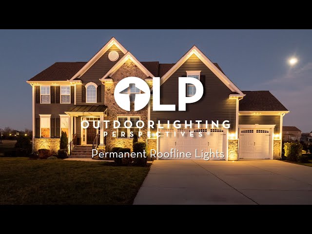 Permanent Outdoor Lights for Rooflines | Permanent Christmas Lighting | Permanent Christmas Lights