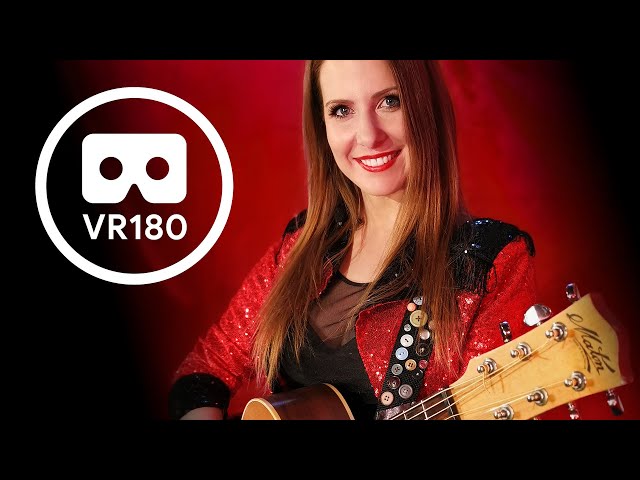 Sarah Bird performs her Song "Trampoline" - live, unplugged and in VR180 3D