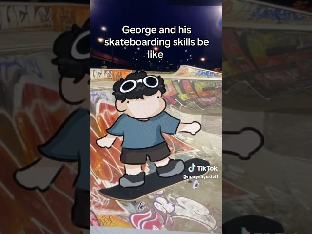 George skateboarding #georgenotfoundedit #georgenotfound #george #sapnap #pandas #gogy #dteam