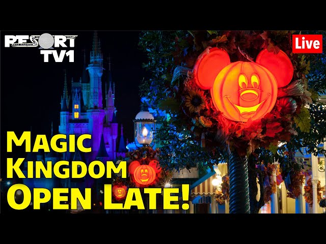 🔴Live: Magic Kingdom Open Late & Halloween Fun in 1080p - Walt Disney World Live Stream - 10-9-20