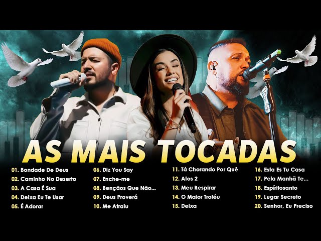 Louvores De Adoração As Melhores Músicas Gospel 2024 - Isaías Saad,Gabriela Rocha, Fernandinho...