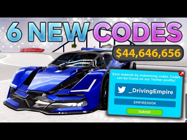 Driving Empire (FEBRUARY) CODES *UPDATE!* ALL NEW ROBLOX Driving Empire CODES!